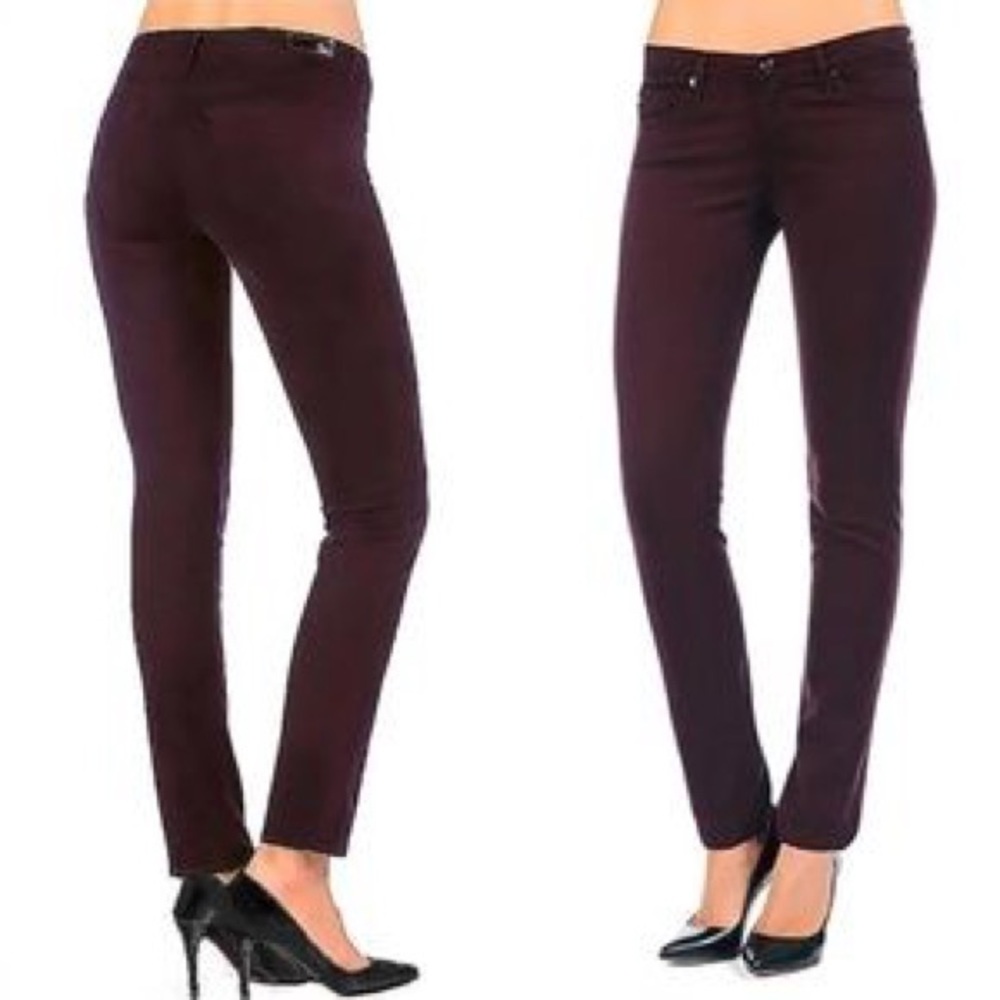AG Stilt Jeans- Maroon